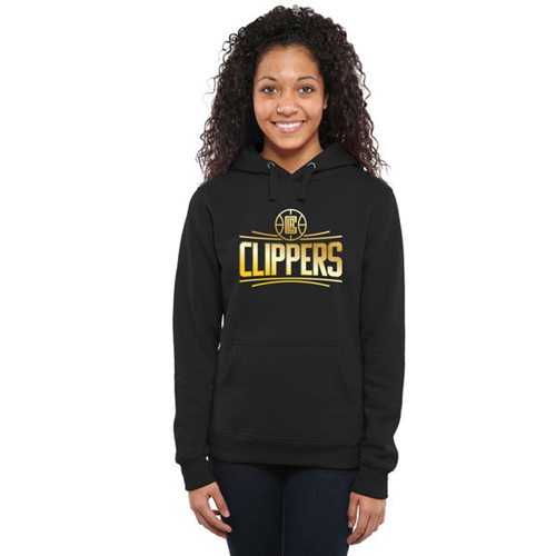 WoLos Angeles Clippers Gold Collection Pullover Hoodie Black
